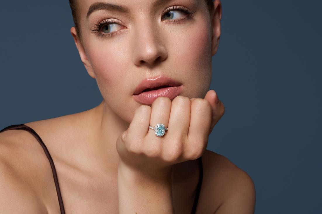 rose gold engagement rings